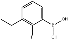 (3-ETHYL-2-FLUOROPHENYL)BORONIC ACID Struktur
