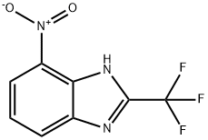 1H-Benzimidazole,7-nitro-2-(trifluoromethyl)- Struktur