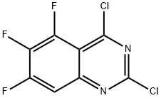 2,4-dichloro-5,6,7-trifluoroquinazoline Struktur