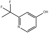 2-(1,1-DIFLUOROETHYL)PYRIDIN-4-OL Struktur