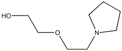 Ethanol, 2-[2-(1-pyrrolidinyl)ethoxy]- Struktur