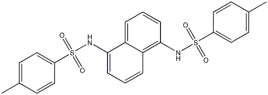 Benzenesulfonamide,N,N'-1,5-naphthalenediylbis[4-methyl- Struktur