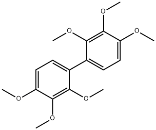 1,2,3-trimethoxy-4-(2,3,4-trimethoxyphenyl)benzene Struktur