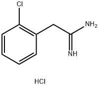 2-(2-chlorophenyl)ethanimidamide hydrochloride Struktur