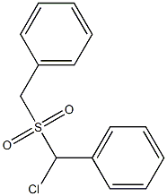 Benzene,[chloro[(phenylmethyl)sulfonyl]methyl]- Struktur