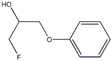 2-Propanol, 1-fluoro-3-phenoxy- Struktur