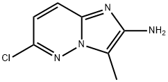 6-CHLORO-3-METHYLIMIDAZO[1,2-B]PYRIDAZIN-2-AMINE, 1005785-59-0, 結(jié)構(gòu)式
