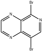5,8-Dibromopyrido[3,4-b]pyrazine Struktur