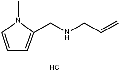 [(1-methyl-1H-pyrrol-2-yl)methyl](prop-2-en-1-yl)amine hydrochloride Struktur