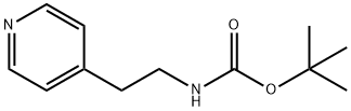 Carbamic acid, N-[2-(4-pyridinyl)ethyl]-, 1,1-dimethylethylester Struktur