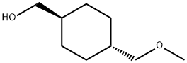 trans-4-(Methoxymethyl)cyclohexylmethanol Struktur