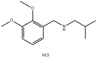 [(2,3-dimethoxyphenyl)methyl](2-methylpropyl)amine hydrochloride Struktur