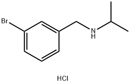 [(3-bromophenyl)methyl](propan-2-yl)amine hydrochloride Struktur