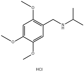 (propan-2-yl)[(2,4,5-trimethoxyphenyl)methyl]amine hydrochloride Struktur
