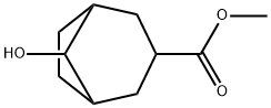 methyl 8-hydroxybicyclo[3.2.1]octane-3-carboxylate Struktur
