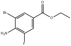 Ethyl 4-amino-3-bromo-5-fluorobenzoate Struktur