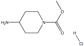 Methyl 4-aminopiperidine-1-carboxylate hydrochloride Struktur