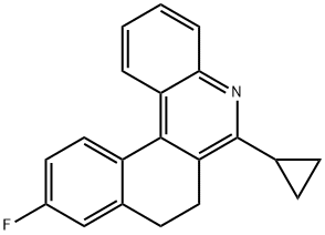 6-Cyclopropyl-10-fluoro-7,8-dihydrobenzo[k]phenanthridine Struktur