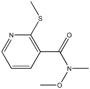 N-methoxy-N-methyl-2-(methylthio)nicotinamide|