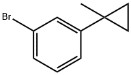 1-bromo-3-(1-methylcyclopropyl)benzene Structure