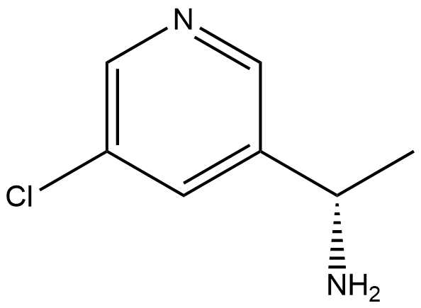 (S)-1-(5-chloropyridin-3-yl)ethanamine Struktur