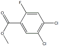 methyl 4,5-dichloro-2-fluorobenzoate Struktur