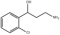 3-Amino-1-(2-chloro-phenyl)-propan-1-ol Struktur