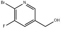 (6-Bromo-5-fluoro-pyridin-3-yl)-methanol Structure