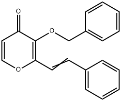 3-BENZYLOXY-2-STYRYL-PYRAN-4-ONE
