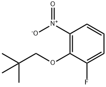 1-Fluoro-2-(neopentyloxy)-3-nitrobenzene Struktur