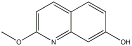 2-甲氧基-喹啉-7-醇 結(jié)構(gòu)式