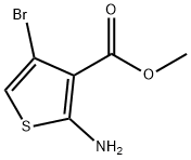 METHYL2-AMINO-4-BROMOTHIOPHENE-3-CARBOXYLATE HCL Struktur