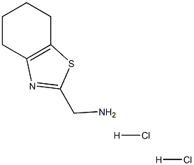 (4,5,6,7-tetrahydro-1,3-benzothiazol-2-ylmethyl)amine dihydrochloride Struktur