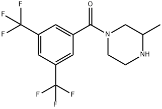 1-[3,5-bis(trifluoromethyl)benzoyl]-3-methylpiperazine Structure