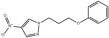 4-nitro-1-(3-phenoxypropyl)-1H-pyrazole Struktur