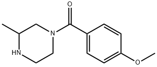 1-(4-methoxybenzoyl)-3-methylpiperazine Struktur