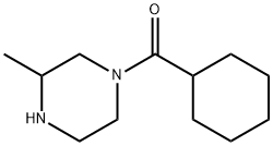 1-cyclohexanecarbonyl-3-methylpiperazine Struktur