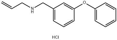 [(3-phenoxyphenyl)methyl](prop-2-en-1-yl)amine hydrochloride Struktur