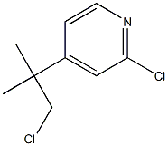 Pyridine,2-chloro-4-(2-chloro-1,1-dimethylethyl)- Struktur