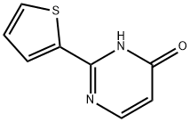 4(1H)-Pyrimidinone, 2-(2-thienyl)- Struktur