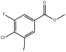 Methyl 4-chloro-3,5-difluorobenzoate Struktur