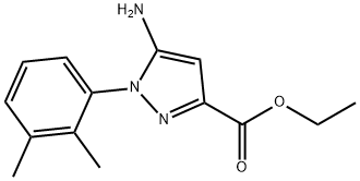 ethyl 5-amino-1-(2,3-dimethylphenyl)-1H-pyrazole-3-carboxylate Struktur