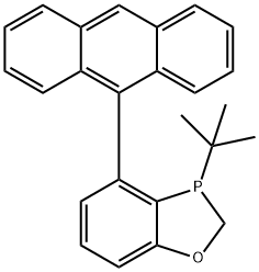 4-(9-蒽基)-3-(叔丁基)-2,3-二氫苯并[D][1,3]氧,膦戊軛, 1268693-24-8, 結(jié)構(gòu)式