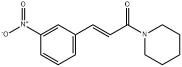 1-[3-(3-nitrophenyl)acryloyl]piperidine Struktur