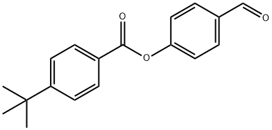 4-formylphenyl 4-tert-butylbenzoate Struktur