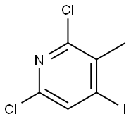 2,6-Dichloro-4-iodo-3-methyl-pyridine Structure