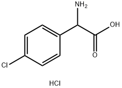 DL-4-Chlorophenylglycine hydrochloride Structure