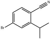 4-Bromo-2-isopropylbenzonitrile Struktur