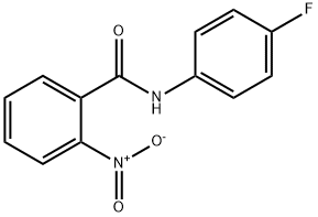 N-(4-fluorophenyl)-2-nitrobenzamide Struktur