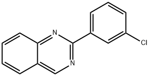 2-(3-chlorophenyl)quinazoline Struktur